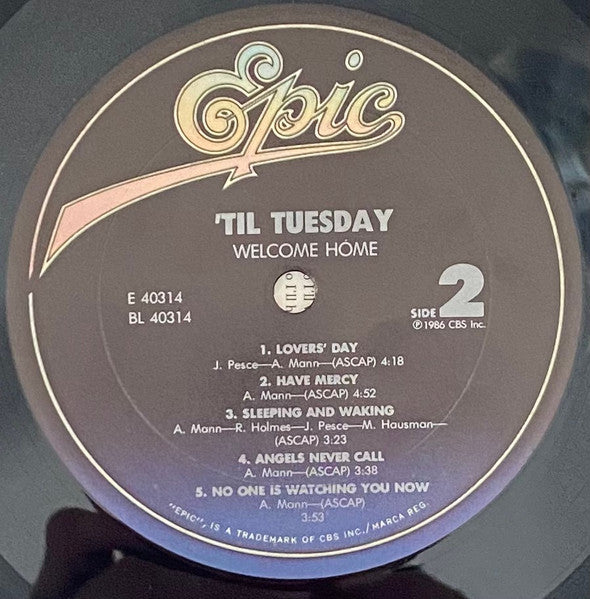 'Til Tuesday - Welcome Home