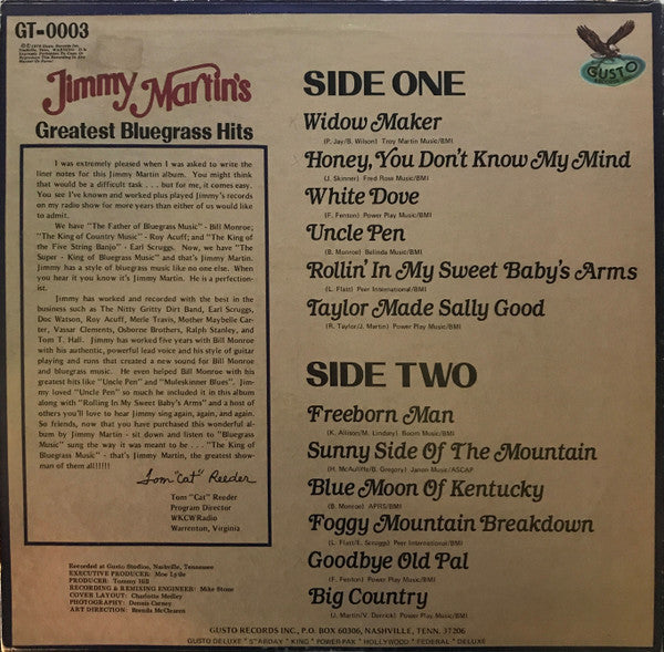 Jimmy Martin - Greatest Bluegrass Hits