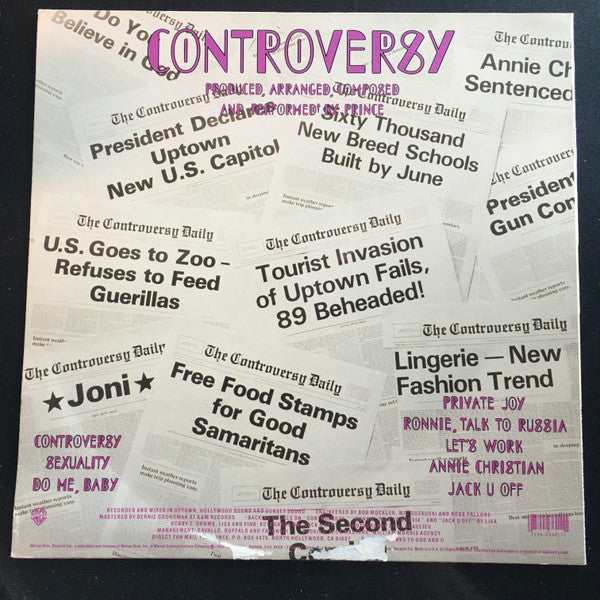 Prince - Controversy