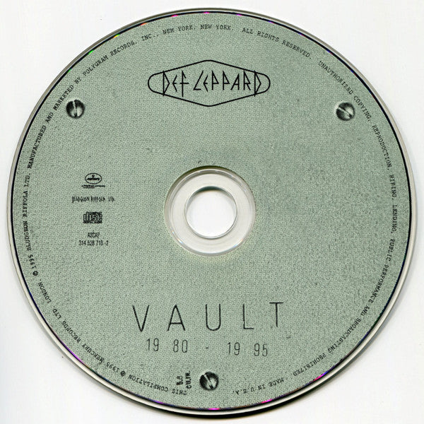 Def Leppard - Vault: Def Leppard Greatest Hits 1980-1995