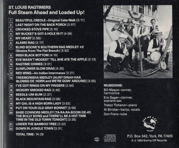 St. Louis Ragtimers - Full Steam Ahead And Loaded Up!