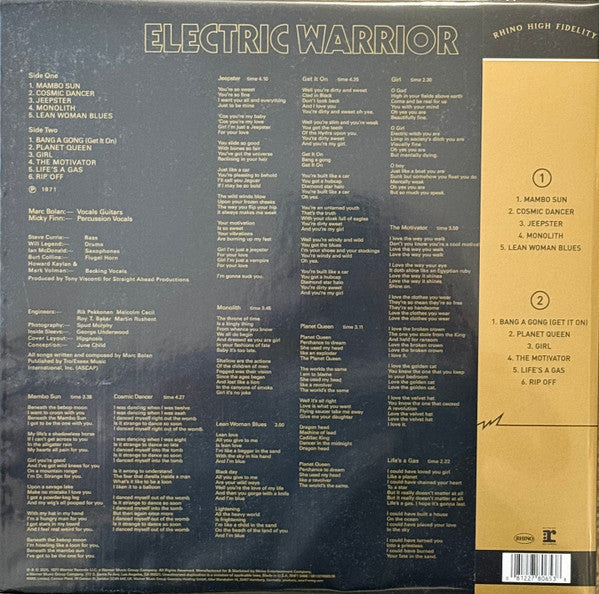 T. Rex - Electric Warrior