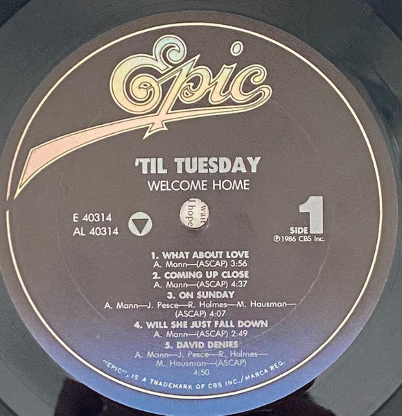 'Til Tuesday - Welcome Home