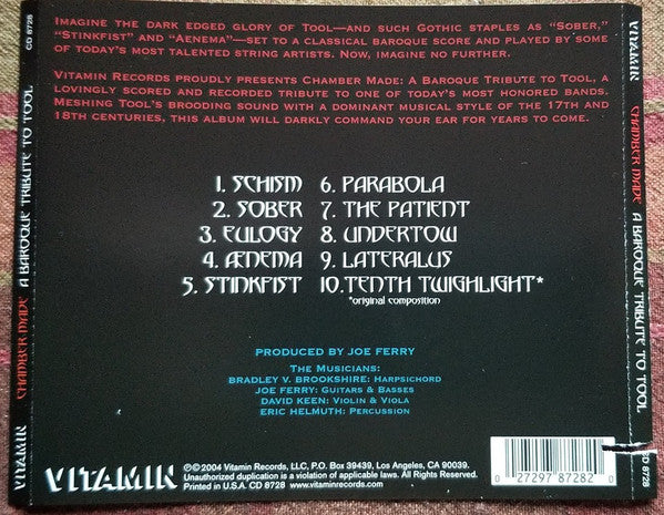 Vitamin Baroque - Chamber Made (The Baroque Tribute To Tool)
