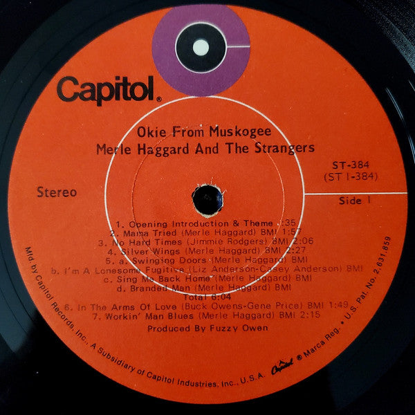 Merle Haggard - Okie From Muskogee (Recorded "Live" In Muskogee, Oklahoma)