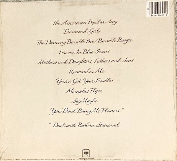 Neil Diamond - You Don't Bring Me Flowers