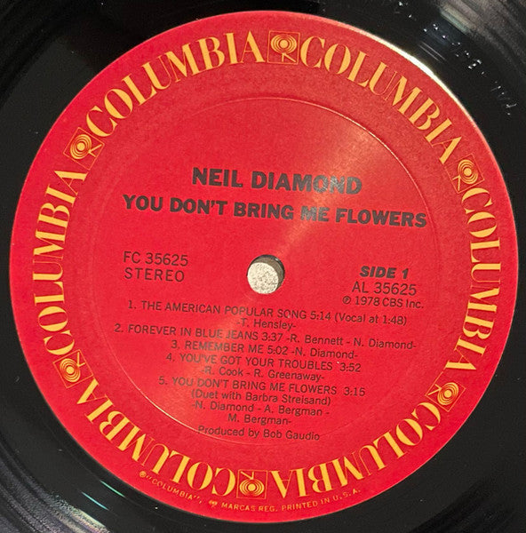 Neil Diamond - You Don't Bring Me Flowers