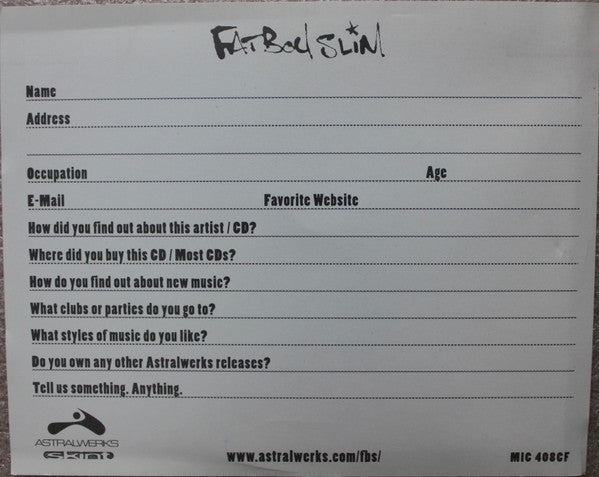 Fatboy Slim - You've Come A Long Way, Baby