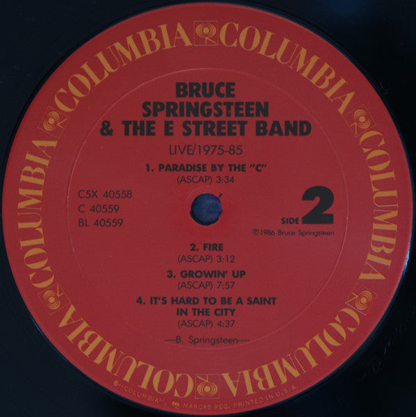 Bruce Springsteen & The E-Street Band - Live / 1975-85