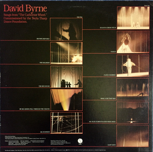 David Byrne - Songs From The Broadway Production Of "The Catherine Wheel"