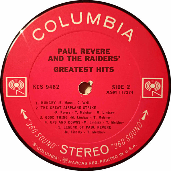 Paul Revere & The Raiders - Paul Revere & The Raiders' Greatest Hits