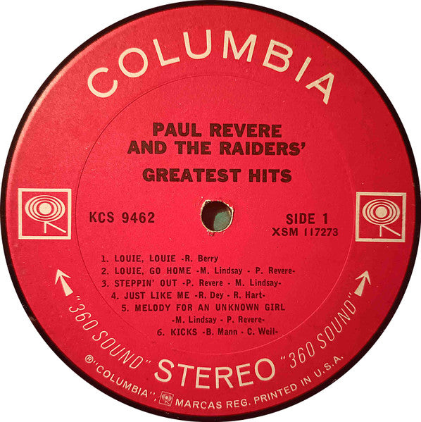 Paul Revere & The Raiders - Paul Revere & The Raiders' Greatest Hits