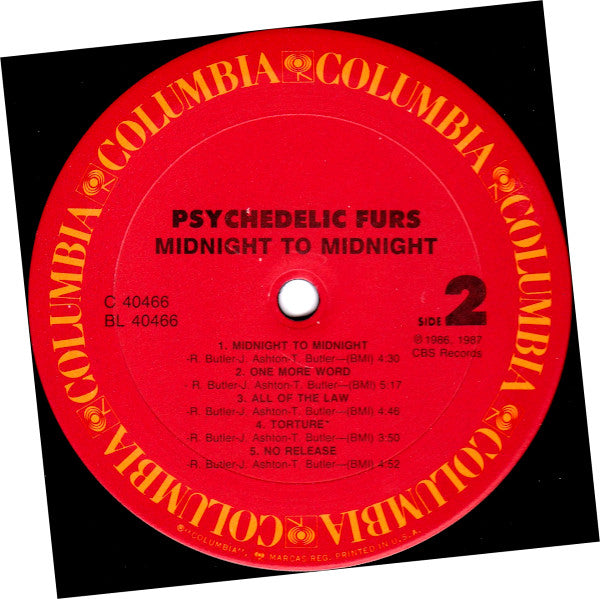 The Psychedelic Furs - Midnight To Midnight