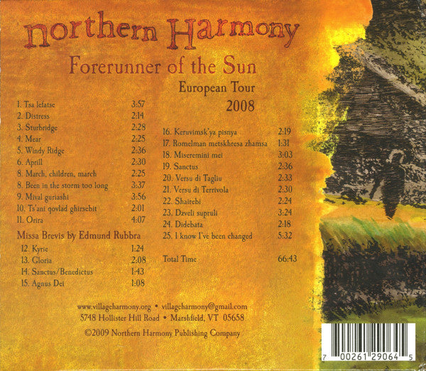 Northern Harmony - Forerunner Of The Sun