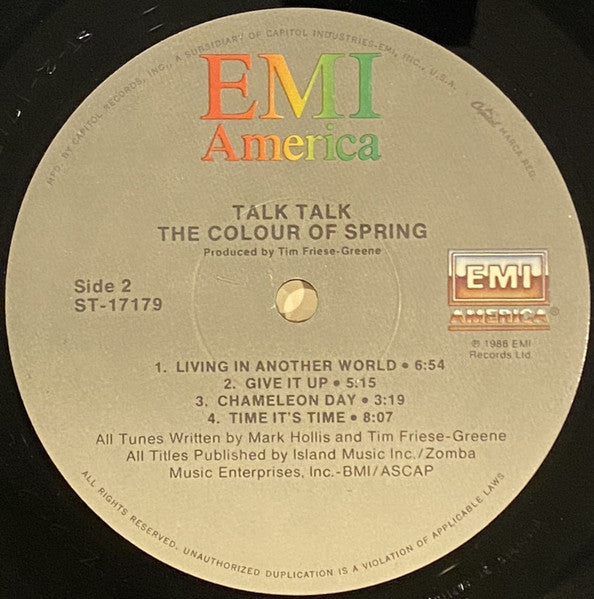 Talk Talk - The Colour Of Spring