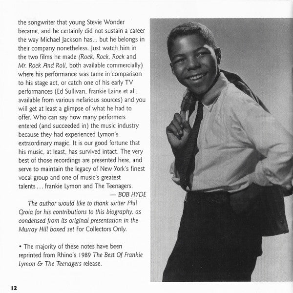 Frankie Lymon & The Teenagers - The Very Best of Frankie Lymon & The Teenagers