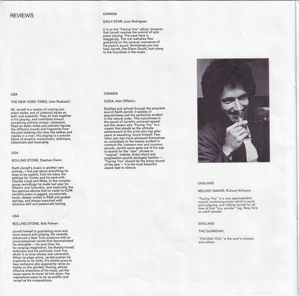 Keith Jarrett - Solo Concerts: Bremen / Lausanne