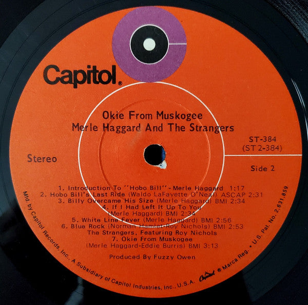 Merle Haggard - Okie From Muskogee (Recorded "Live" In Muskogee, Oklahoma)