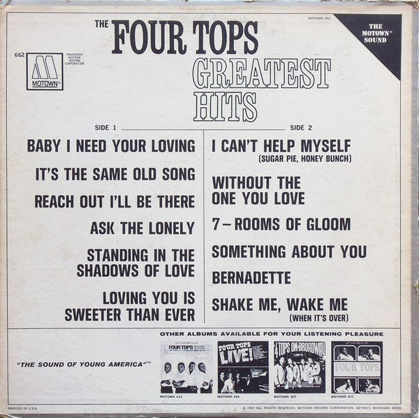 Four Tops - Greatest Hits