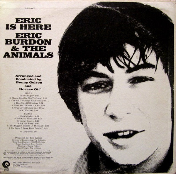 Eric Burdon & The Animals - Eric Is Here