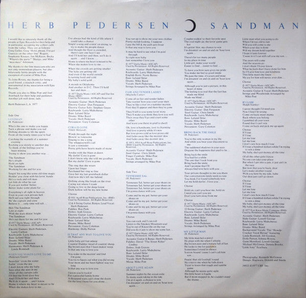 Herb Pedersen - Sandman