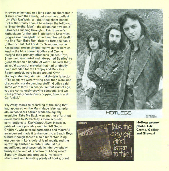 Hotlegs - You Didn't Like It Because You Didn't Think Of It: The Complete Sessions 1970-1971