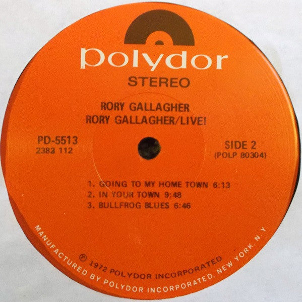 Rory Gallagher - Rory Gallagher Live!