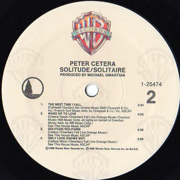 Peter Cetera - Solitude / Solitaire