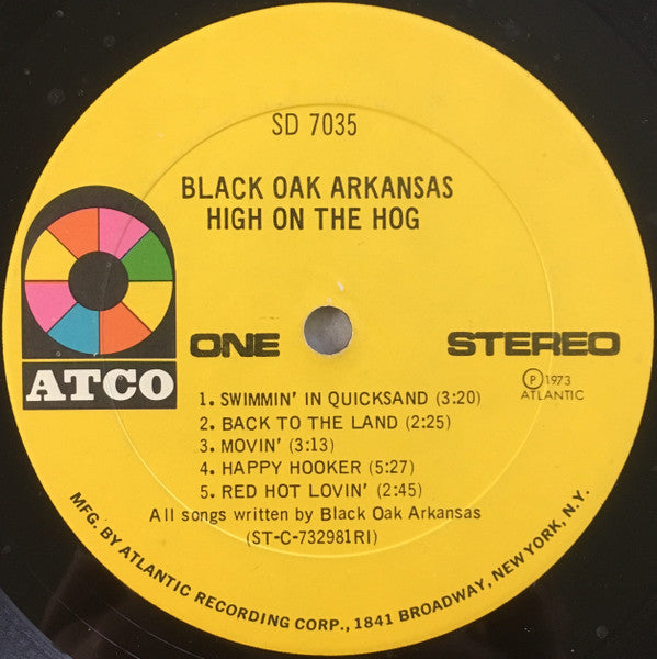 Black Oak Arkansas - High On The Hog