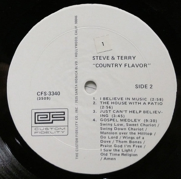 Steve & Terry - Country Flavor
