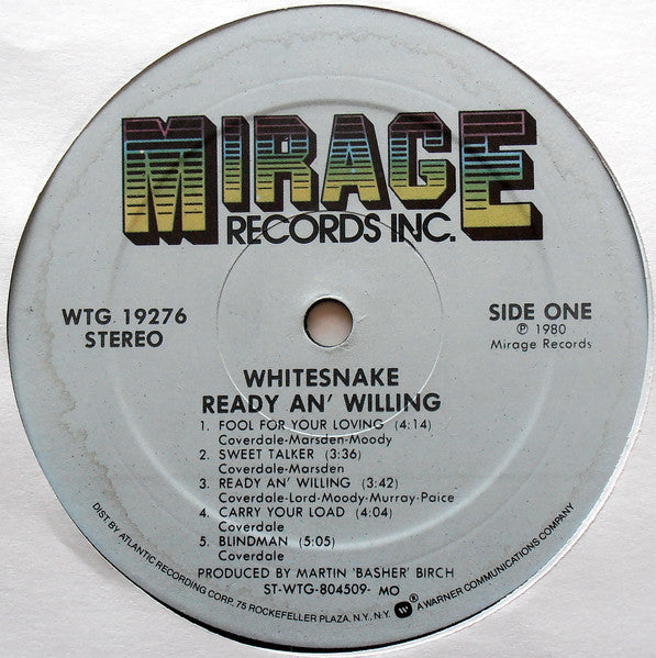 Whitesnake - Ready An' Willing