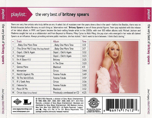 Britney Spears - Playlist: The Very Best Of Britney Spears