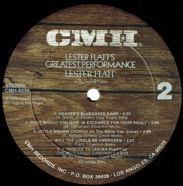 Lester Flatt - Lester Flatts' Greatest Performance