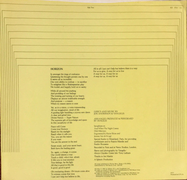 Jon & Vangelis - Private Collection