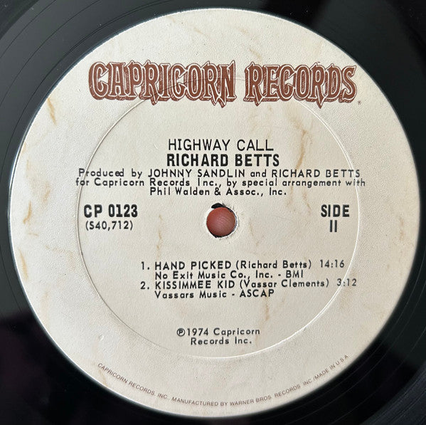 Dickey Betts - Highway Call