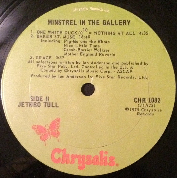 Jethro Tull - Minstrel In The Gallery