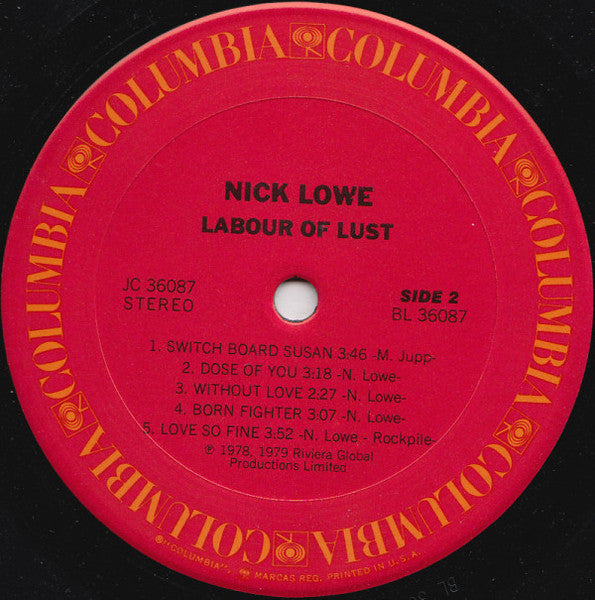 Nick Lowe - Labour Of Lust