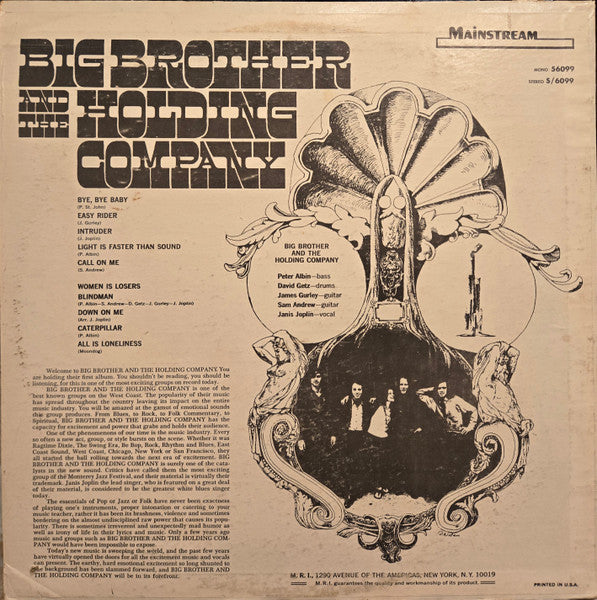 Big Brother & The Holding Company - Big Brother & The Holding Company