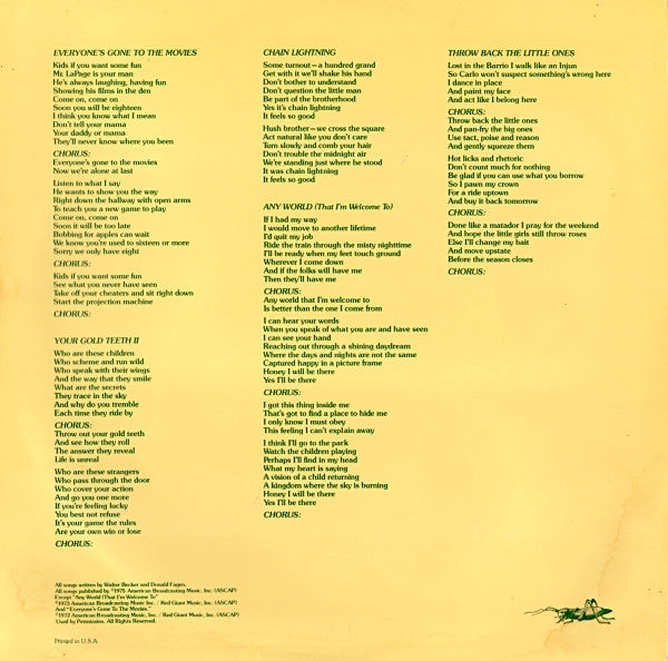Steely Dan - Katy Lied