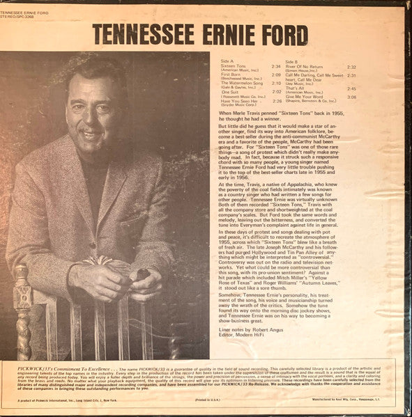 Tennessee Ernie Ford - Sixteen Tons
