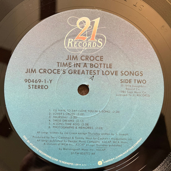 Jim Croce - Time In A Bottle - Jim Croce's Greatest Love Songs