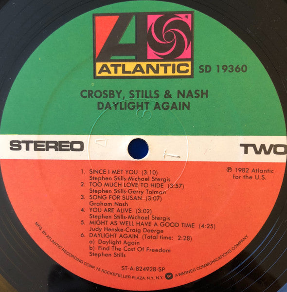 Crosby, Stills & Nash - Daylight Again