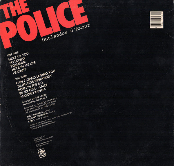 The Police - Outlandos D'Amour