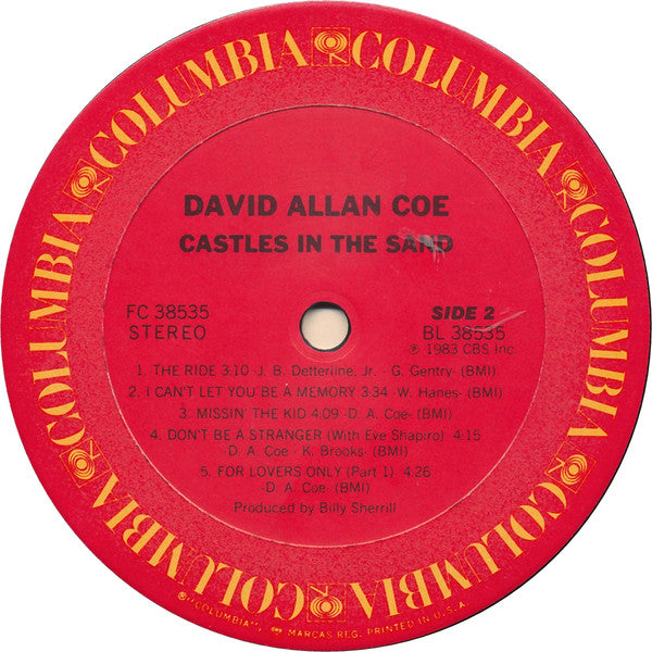 David Allan Coe - Castles In The Sand