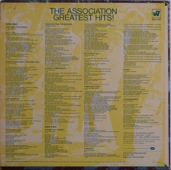 The Association (2) - Greatest Hits!