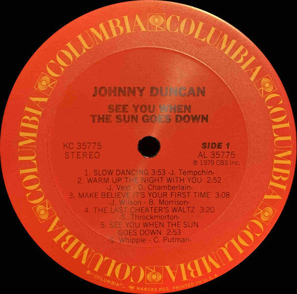 Johnny Duncan (3) - See You When The Sun Goes Down