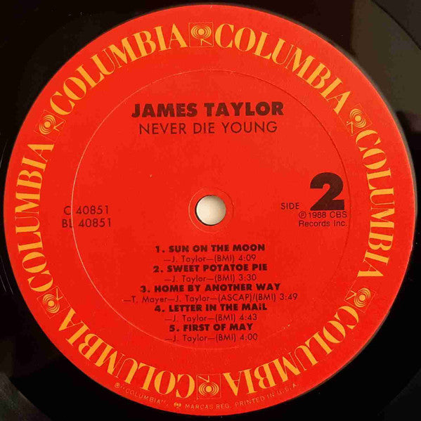 James Taylor (2) - Never Die Young