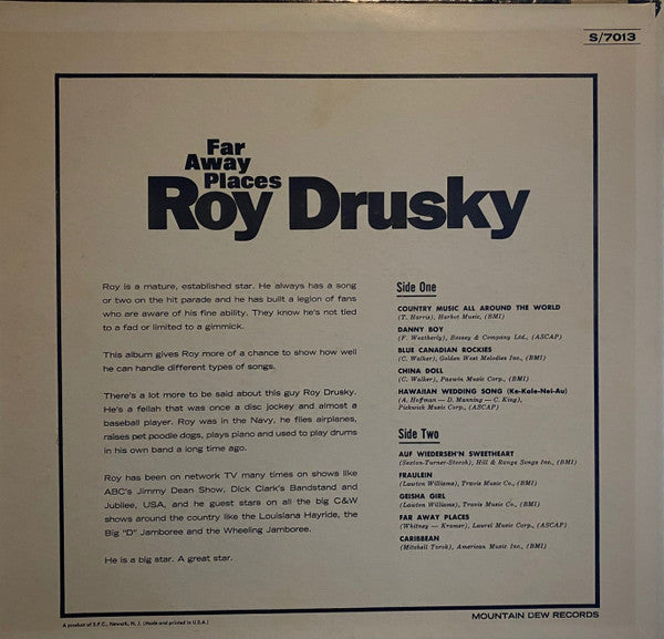 Roy Drusky - Far Away Places - Country Music All Around The World