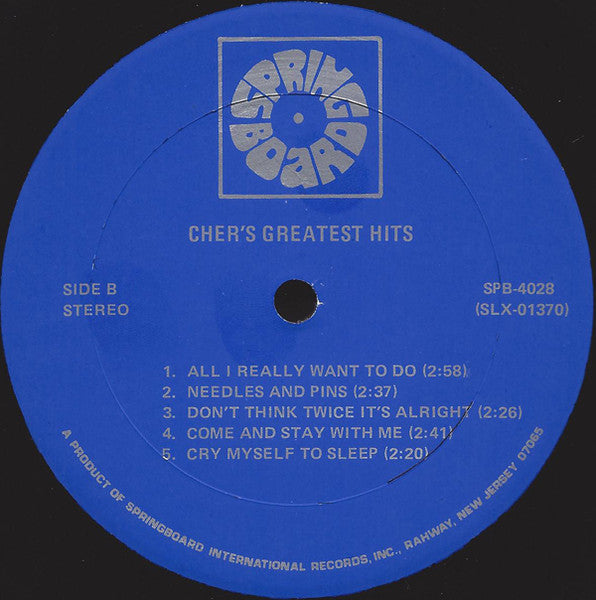 Cher - Cher's Greatest Hits