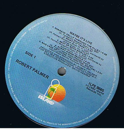Robert Palmer - Maybe It's Live